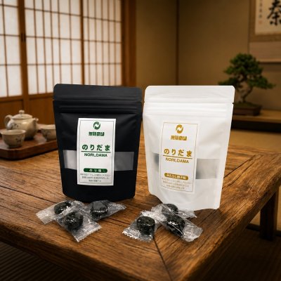 画像2: 【数量限定】世界初？！ 舐める栄養 海苔のあめ玉 【のりだま】 のり味 30g