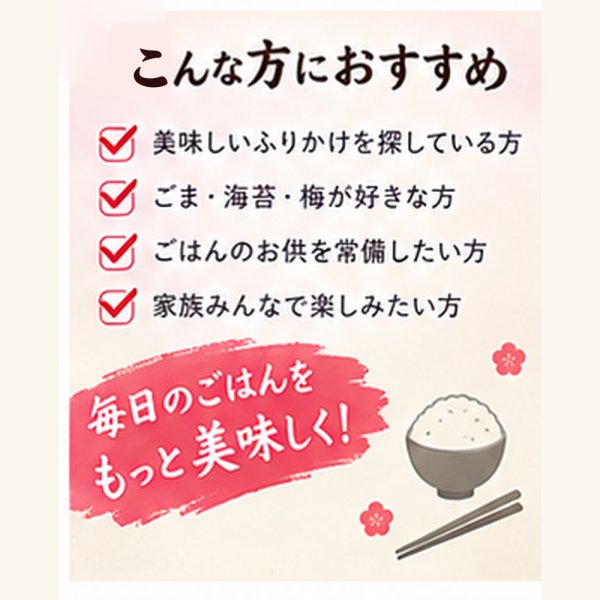 画像10: 海苔ふりかけ のり屋のごはん泥棒 うめ スプーン付き 100g (10)